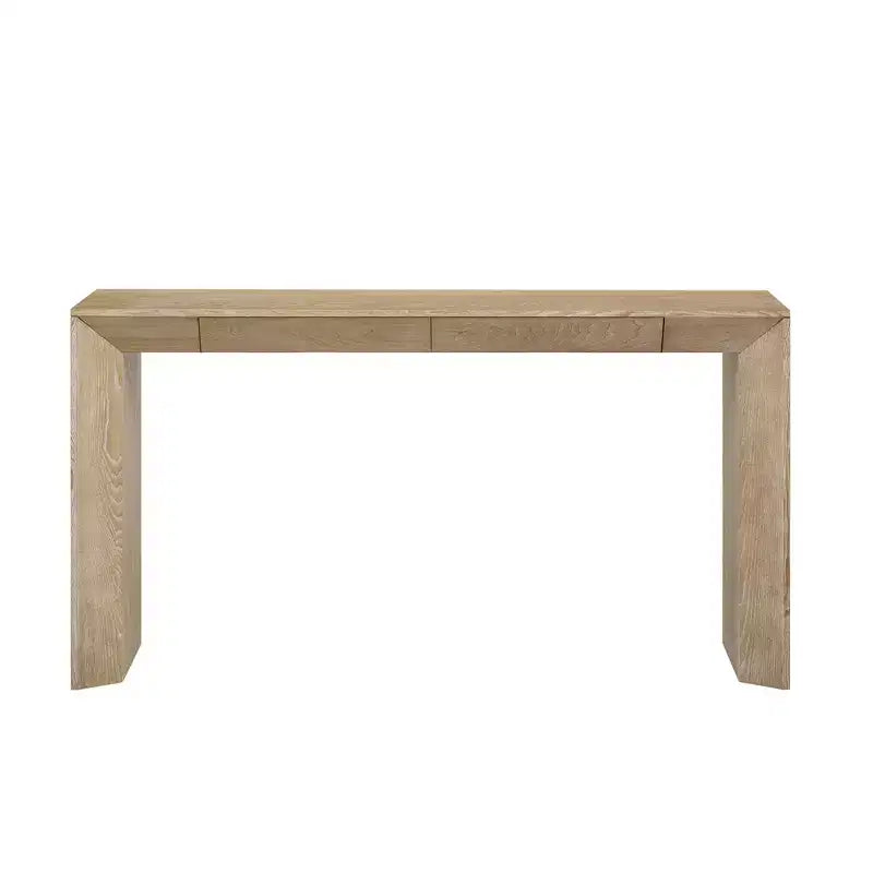 Whisen 60 Farmhouse Console Table with 2 Drawers