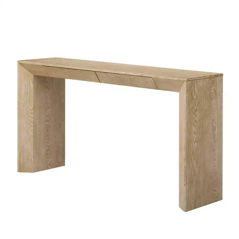 Whisen 60 Farmhouse Console Table with 2 Drawers