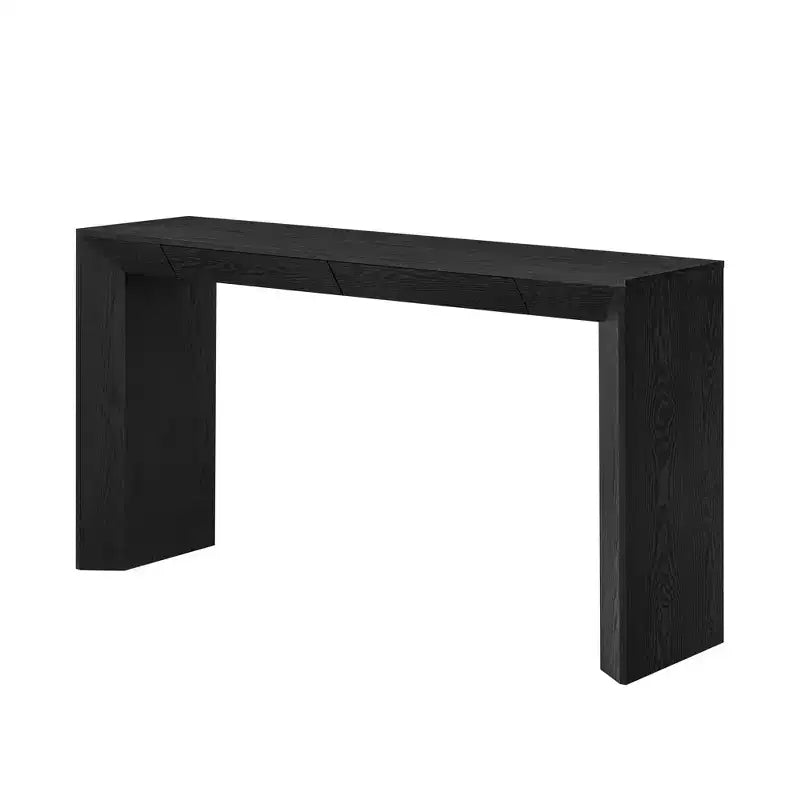 Whisen 60 Farmhouse Console Table with 2 Drawers