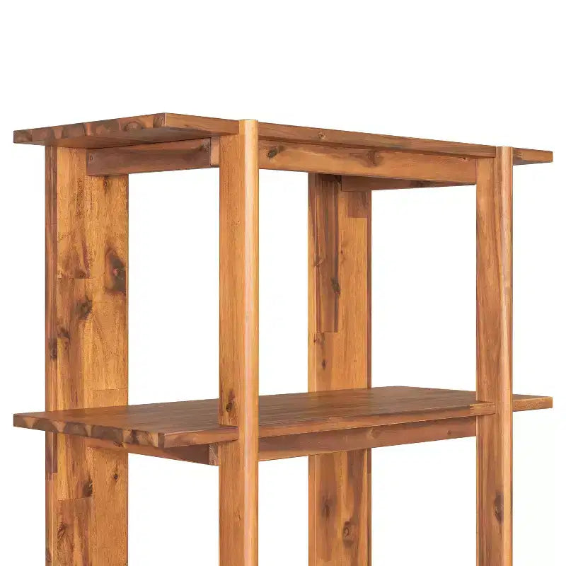 Christopher Knight Home Trundle Modern 4-Tier Acacia Wood Display Bookshelf