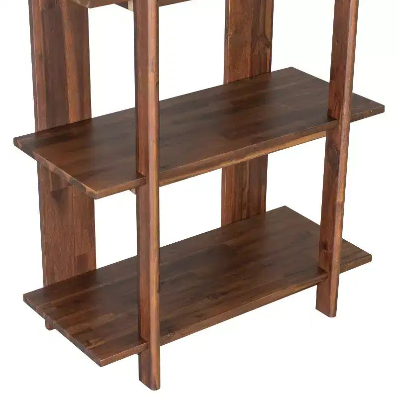 Christopher Knight Home Trundle Modern 4-Tier Acacia Wood Display Bookshelf