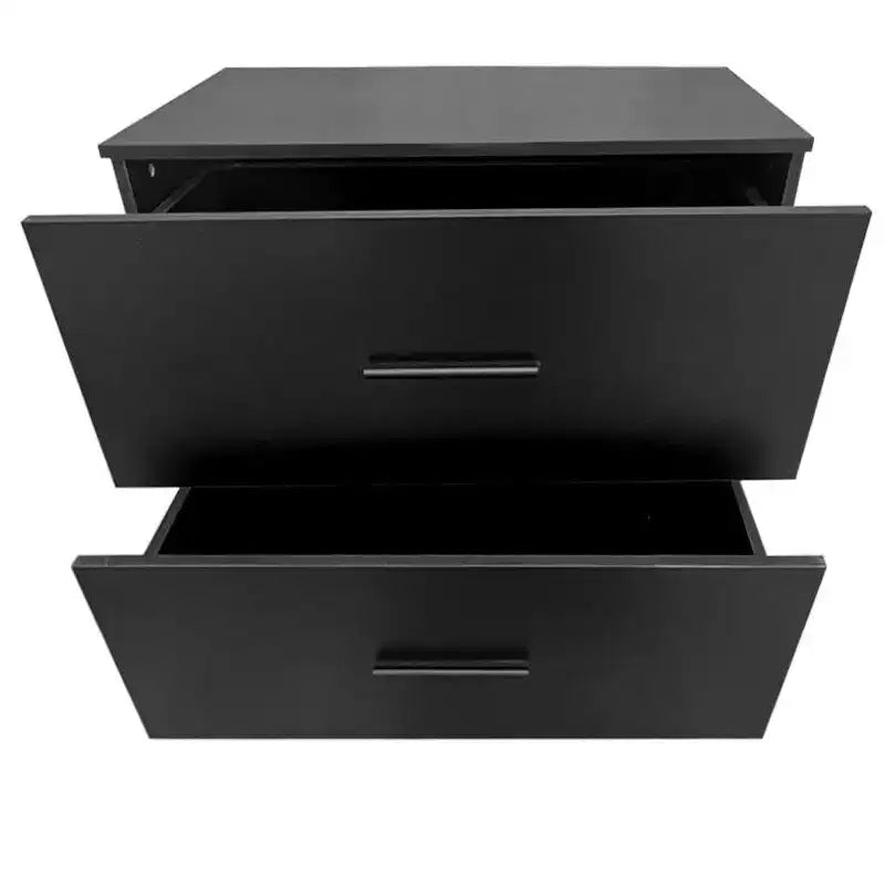 Okak Commode de rangement moderne avec 3 tiroirs et 2 portes, buffet avec étagère réglable pour salon, salle à manger, cuisine