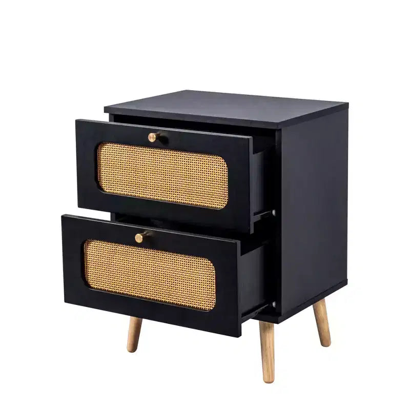 Okak Commode de rangement moderne avec 3 tiroirs et 2 portes, buffet avec étagère réglable pour salon, salle à manger, cuisine