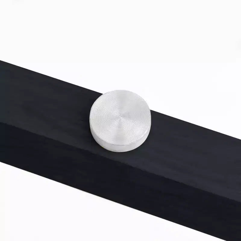 vidaXL Dining Table Transparent and Black Tempered Glass, Iron Medium - Black