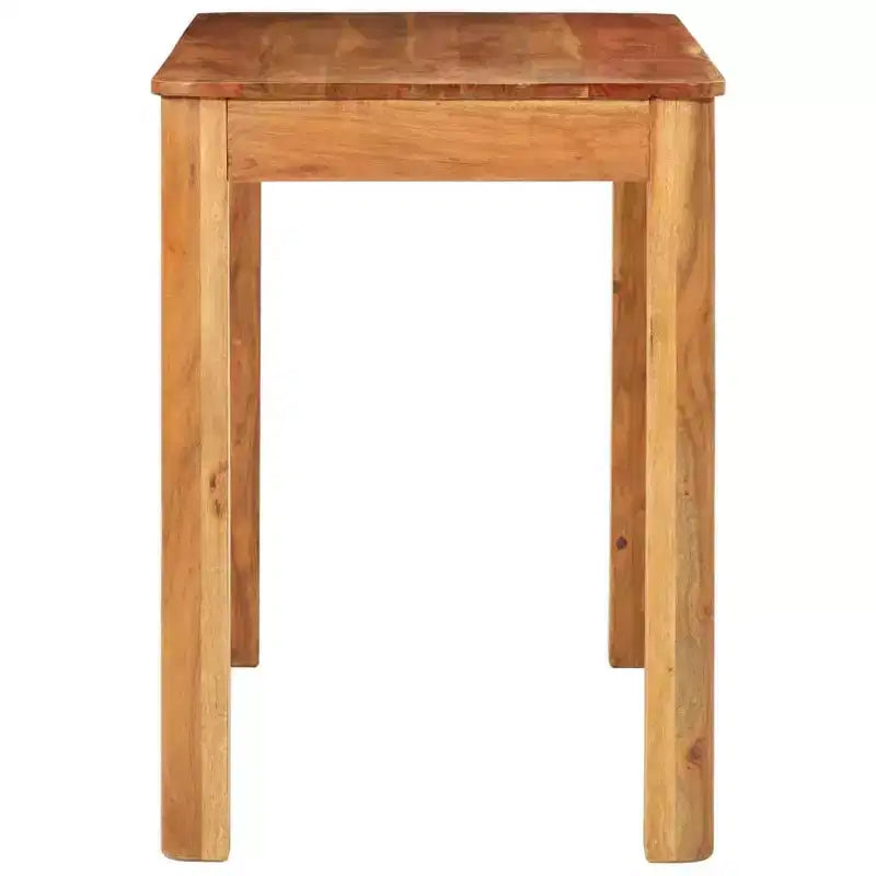 vidaXL Solid Acacia Wood Dining Table - Vintage Style Rectangular Dinner Table for Living Room, Kitchen - Brown Honey Finish (43.3x21.7x29.9)