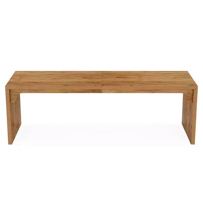 MAYEERTY 79 Long Wooden Desk, Double Person Computer Desk with E1-Level Manufactured Wood & Metal Frame