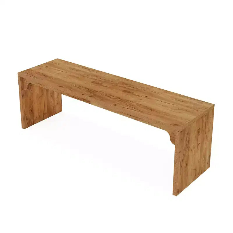 MAYEERTY 79 Long Wooden Desk, Double Person Computer Desk with E1-Level Manufactured Wood & Metal Frame