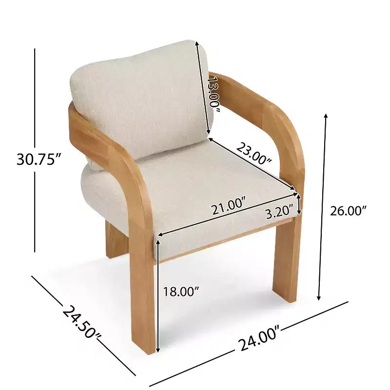 Christopher Knight Home Smolder Modern Rubberwood Upholstered Dining Chairs with Pillow Back (Set of 2)