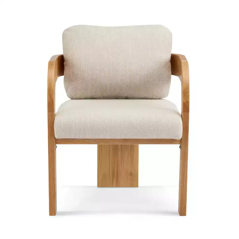 Christopher Knight Home Smolder Modern Rubberwood Upholstered Dining Chairs with Pillow Back (Set of 2)