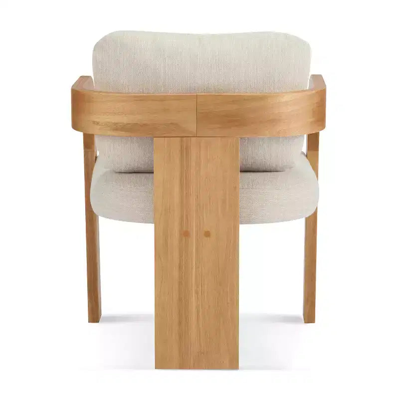 Christopher Knight Home Smolder Modern Rubberwood Upholstered Dining Chairs with Pillow Back (Set of 2)