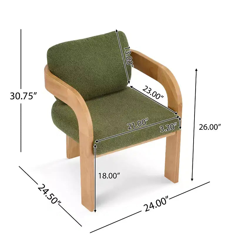Christopher Knight Home Smolder Modern Rubberwood Upholstered Dining Chairs with Pillow Back (Set of 2)