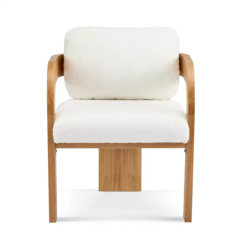 Christopher Knight Home Smolder Modern Rubberwood Upholstered Dining Chairs with Pillow Back (Set of 2)