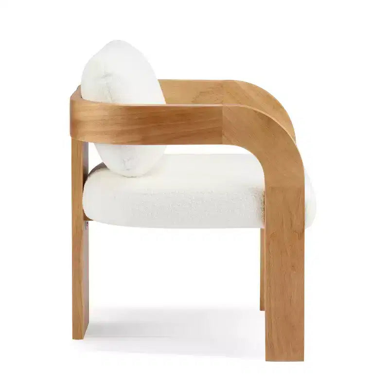 Christopher Knight Home Smolder Modern Rubberwood Upholstered Dining Chairs with Pillow Back (Set of 2)
