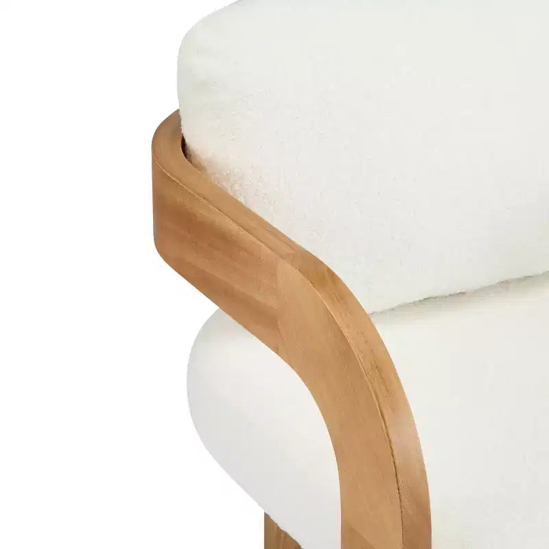 Christopher Knight Home Smolder Modern Rubberwood Upholstered Dining Chairs with Pillow Back (Set of 2)