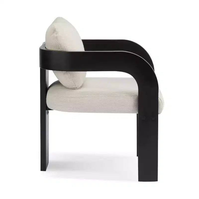 Christopher Knight Home Smolder Modern Rubberwood Upholstered Dining Chairs with Pillow Back (Set of 2)
