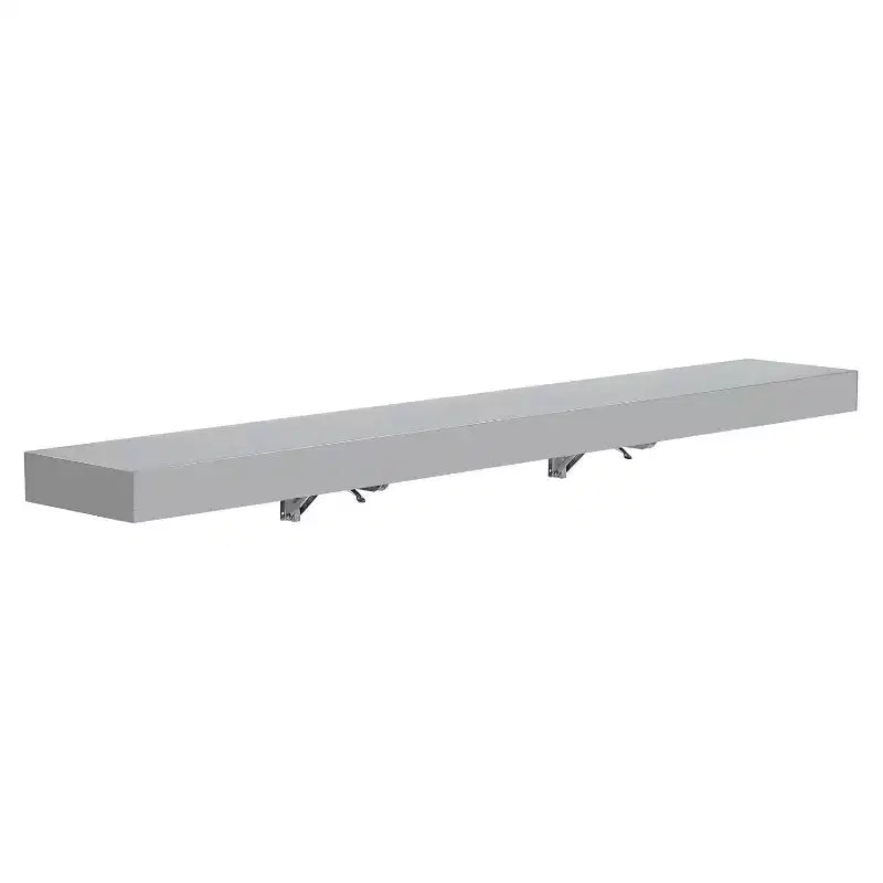 GustoWave Commercial Foldable Stainless Steel Shelf for Food Trucks, Outdoor Grilling & Restaurant, Silver