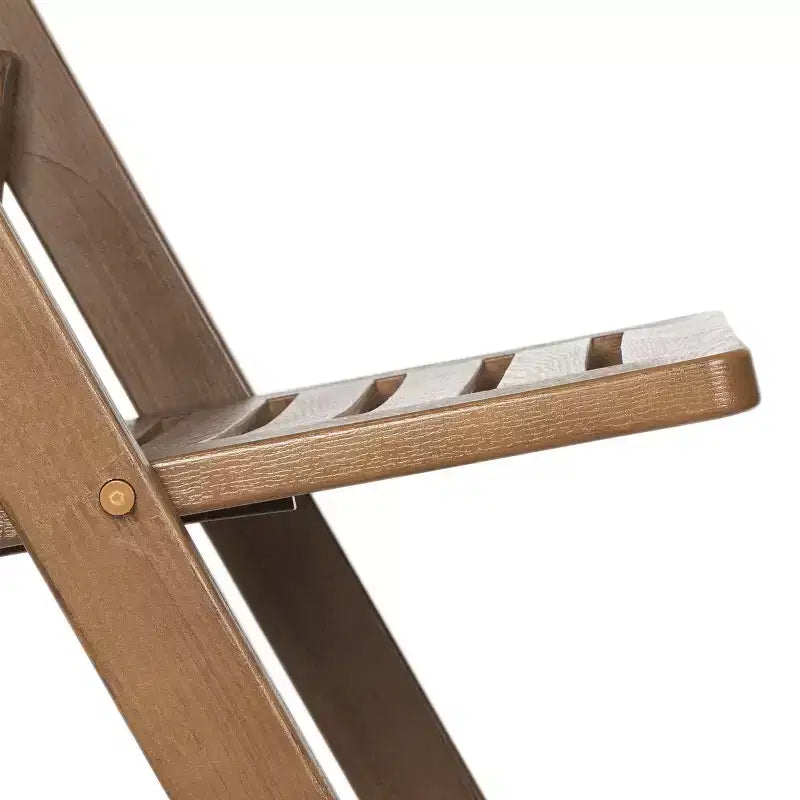 Flash Furniture HERCULES Series 800 lb. Capacity Resin Folding Chair with Slatted Seat