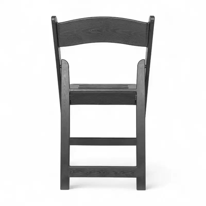 Flash Furniture HERCULES Series 800 lb. Capacity Resin Folding Chair with Slatted Seat
