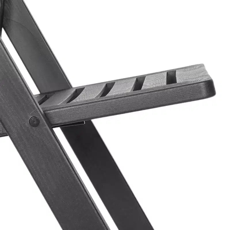 Flash Furniture HERCULES Series 800 lb. Capacity Resin Folding Chair with Slatted Seat
