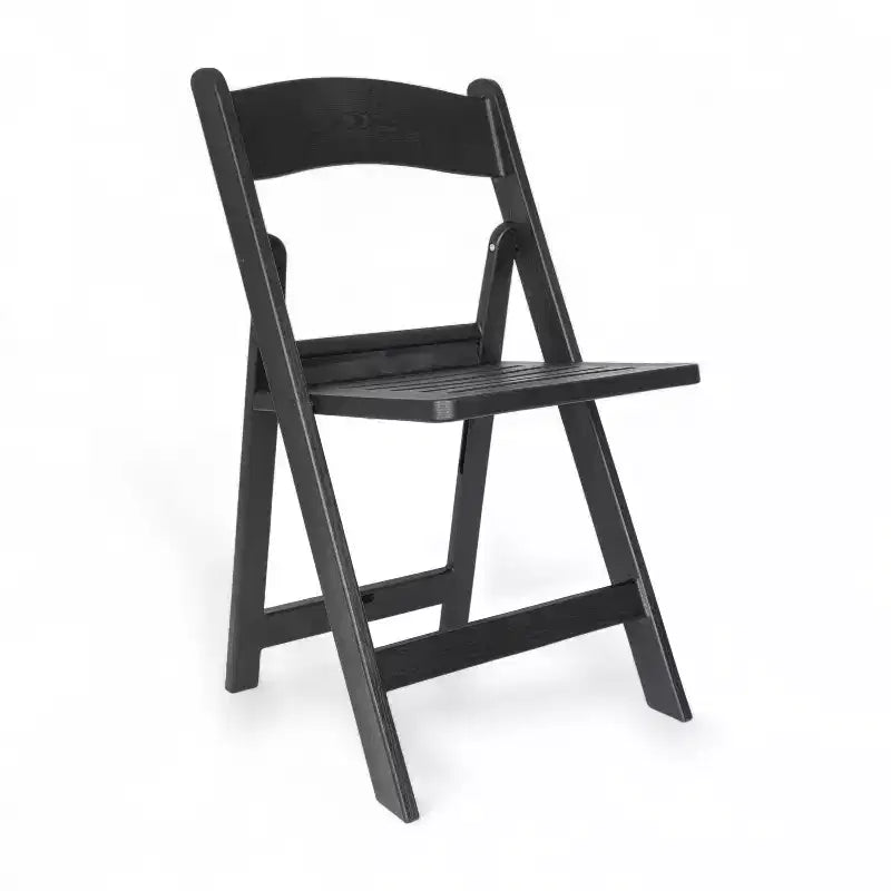Flash Furniture HERCULES Series 800 lb. Capacity Resin Folding Chair with Slatted Seat