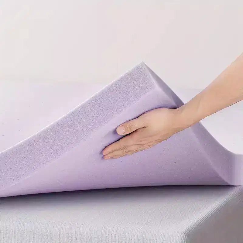 MAYEERTY Surmatelas 2 Pouces Queen – Mousse à mémoire de forme ferme premium, ventilé, infusé de gel rafraîchissant, haute densité pour plus de confort