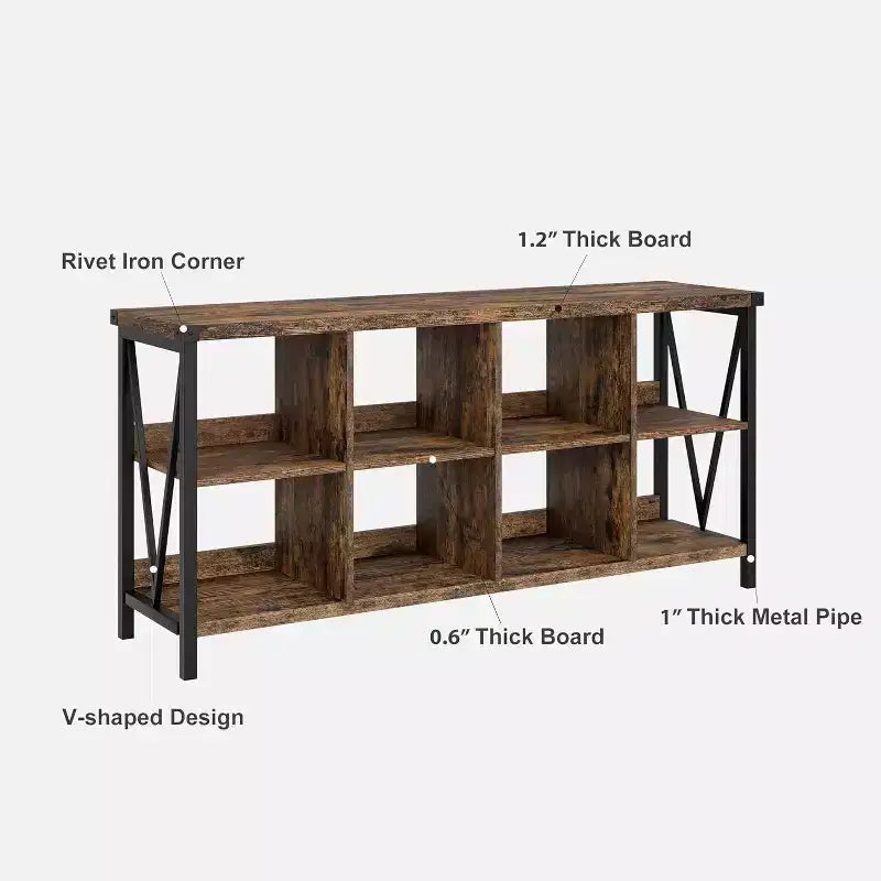 Console cabinets,console Bookshelfs for Entryway, Long Low Book Shelf for Living Room