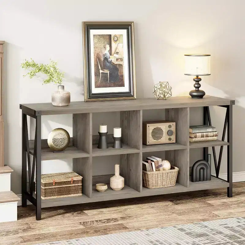 Console cabinets,console Bookshelfs for Entryway, Long Low Book Shelf for Living Room