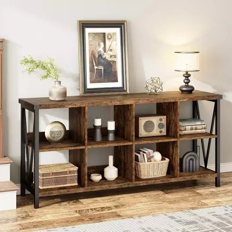 Console cabinets,console Bookshelfs for Entryway, Long Low Book Shelf for Living Room