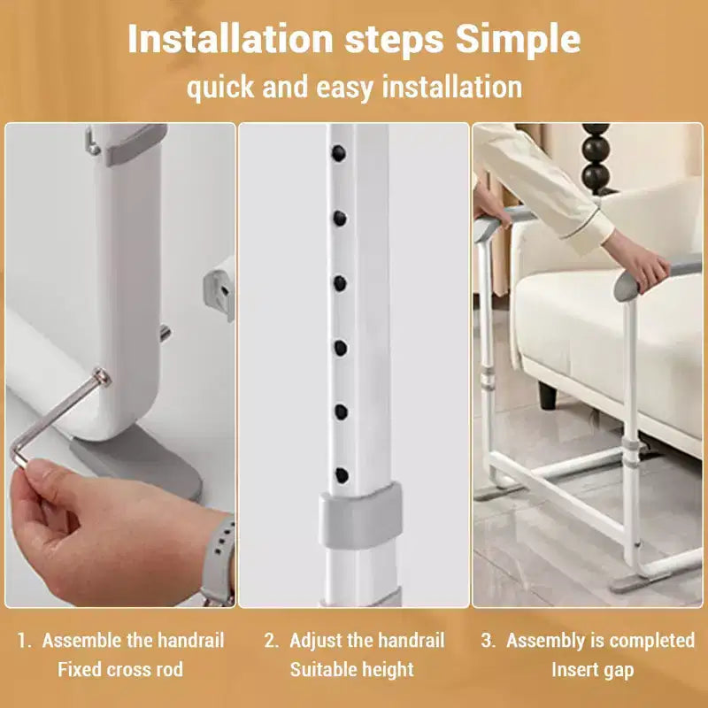 6-Speed Height Adjustable Chair Couch Stand Aid, Mobility Standing Aid Rail , Disabled People, Sofa Stand Assist from Sofa,Co-uch,Bed