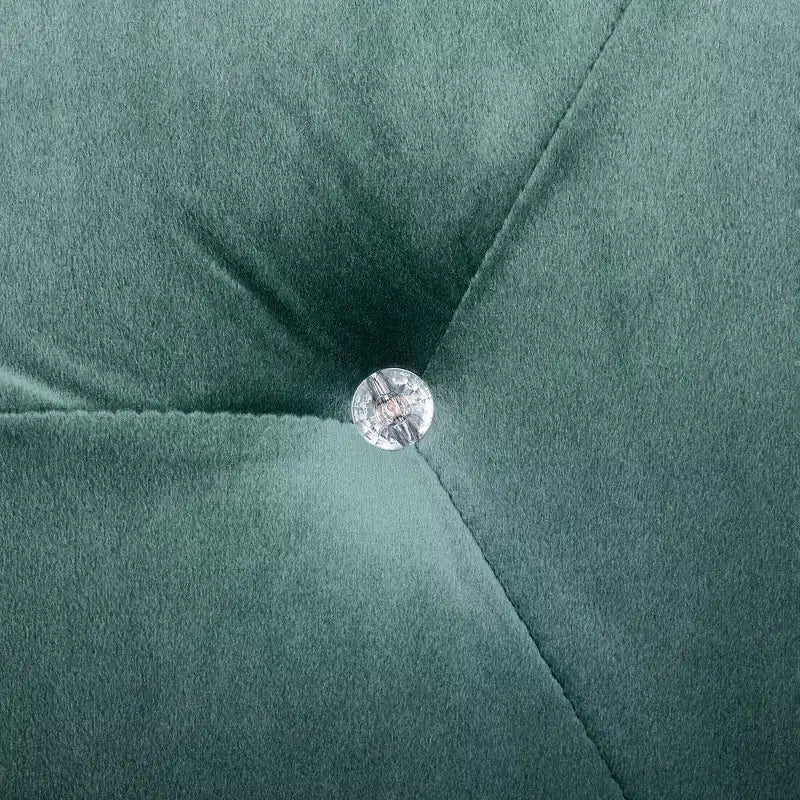 Whisen Velvet Polygon Ottoman, Spacious Storage, Diamond Tufted & Multi-Functional Comfort