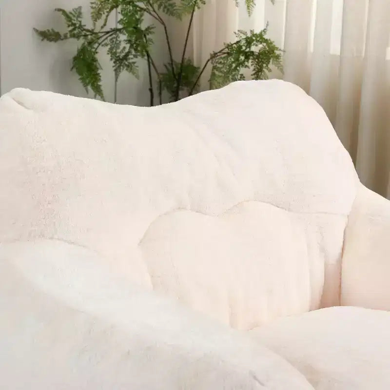 MAYEERTY Bean Bag Sofa Chair with Armrests High Density Foam Lazy Comfortable for Adults Living Room Bedroom Reading Nook
