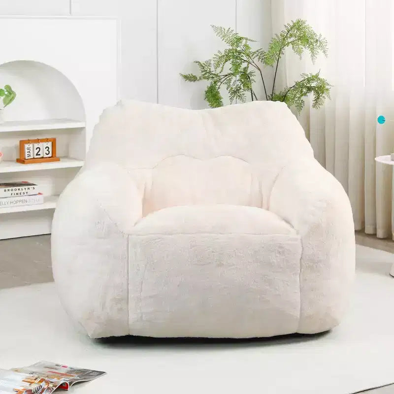 MAYEERTY Bean Bag Sofa Chair with Armrests High Density Foam Lazy Comfortable for Adults Living Room Bedroom Reading Nook