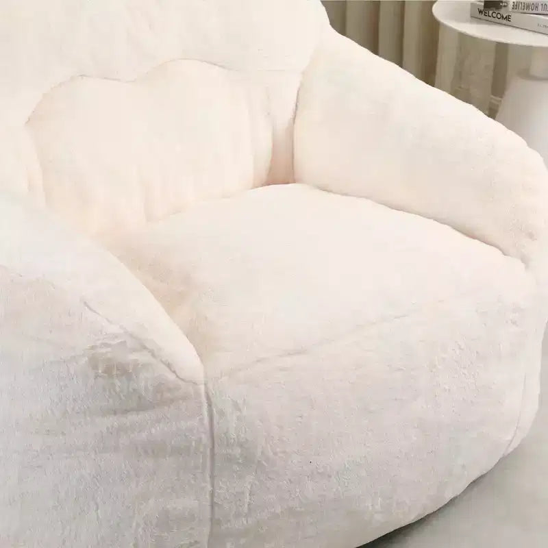 MAYEERTY Bean Bag Sofa Chair with Armrests High Density Foam Lazy Comfortable for Adults Living Room Bedroom Reading Nook