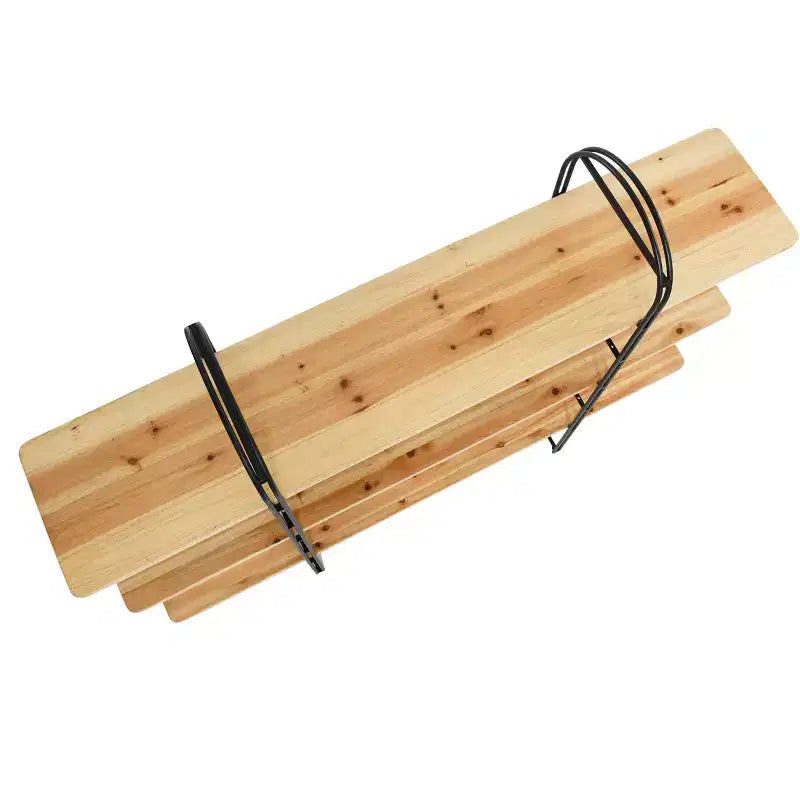 Eitri Wood and Metal Adjustable Shelving Unit