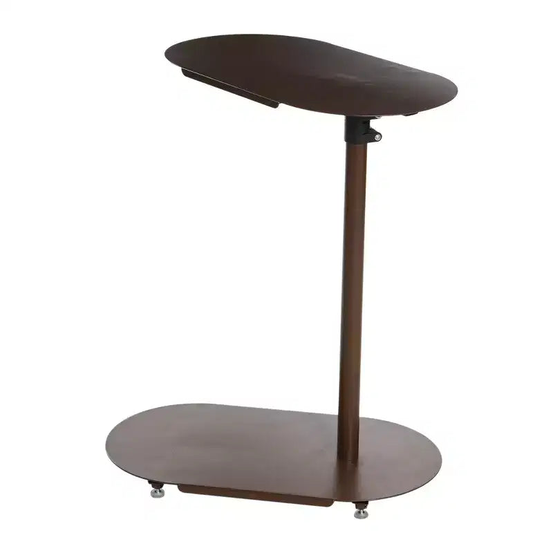 Table d'appoint moderne réglable en forme de C pour l'accessibilité