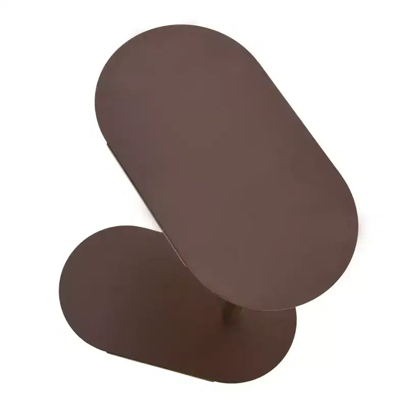 Table d'appoint moderne réglable en forme de C pour l'accessibilité