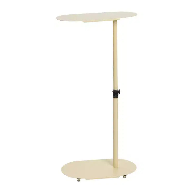 Table d'appoint moderne réglable en forme de C pour l'accessibilité