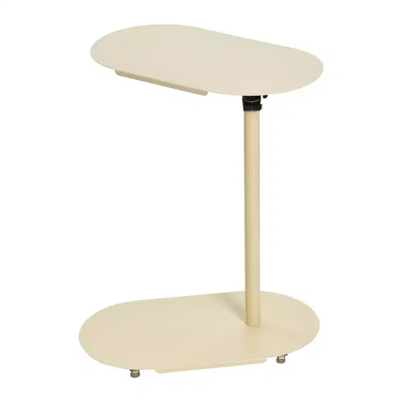 Table d'appoint moderne réglable en forme de C pour l'accessibilité
