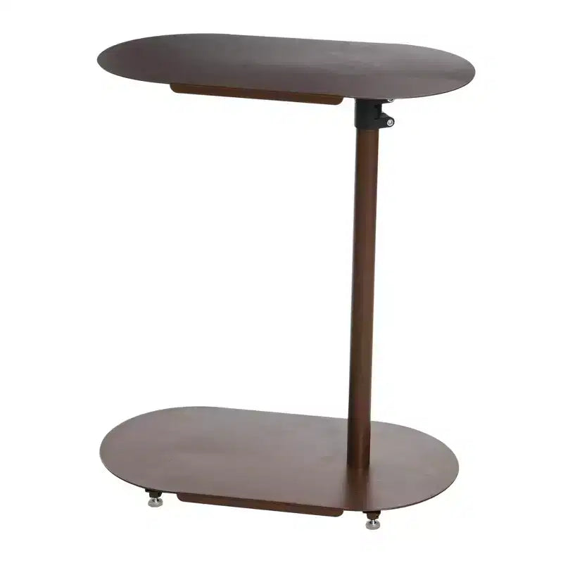 Table d'appoint moderne réglable en forme de C pour l'accessibilité