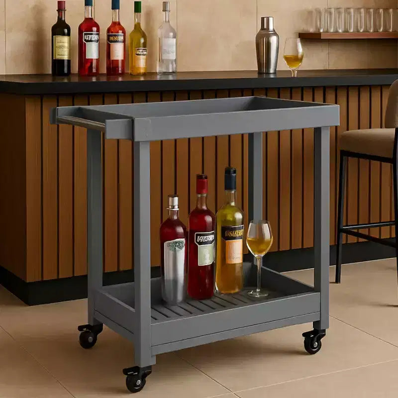 GustoWave Multifunctional Service Rolling Utility Cart for Home, Office, Bar