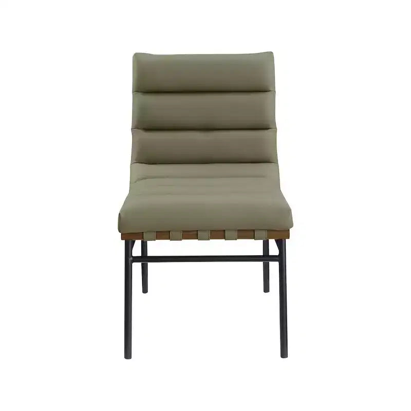 Meridian Furniture,Burke Vegan Leather Dining Chair, Set of 2