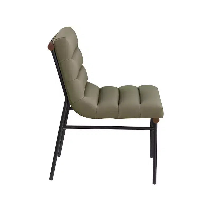 Meridian Furniture,Burke Vegan Leather Dining Chair, Set of 2