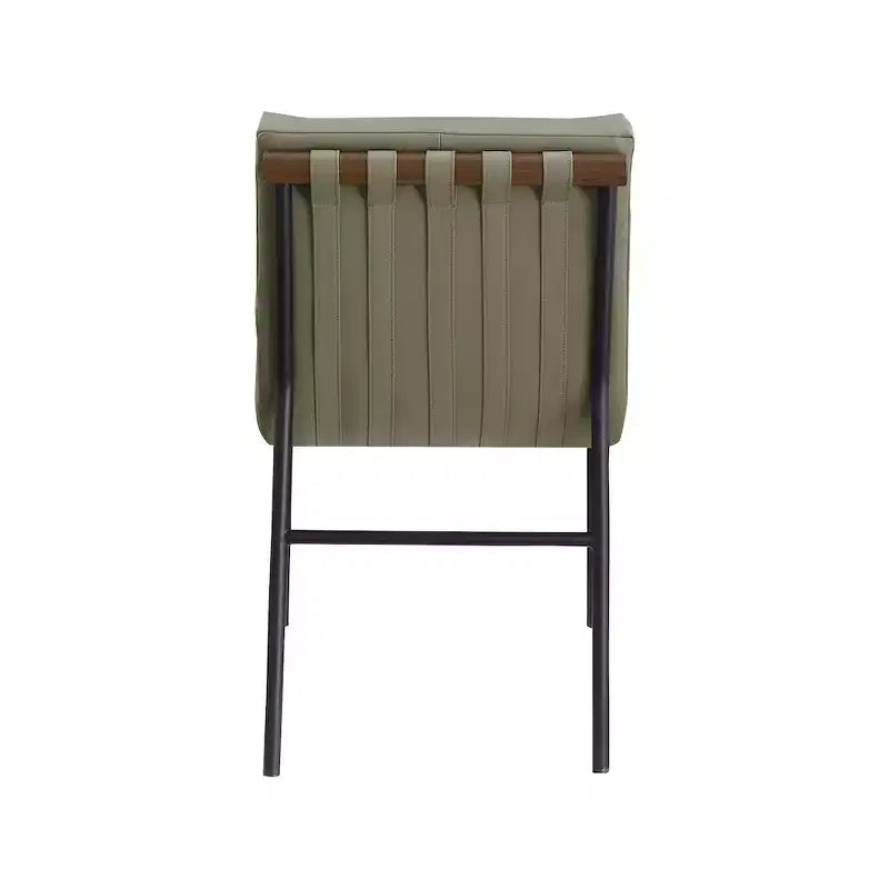 Meridian Furniture,Burke Vegan Leather Dining Chair, Set of 2