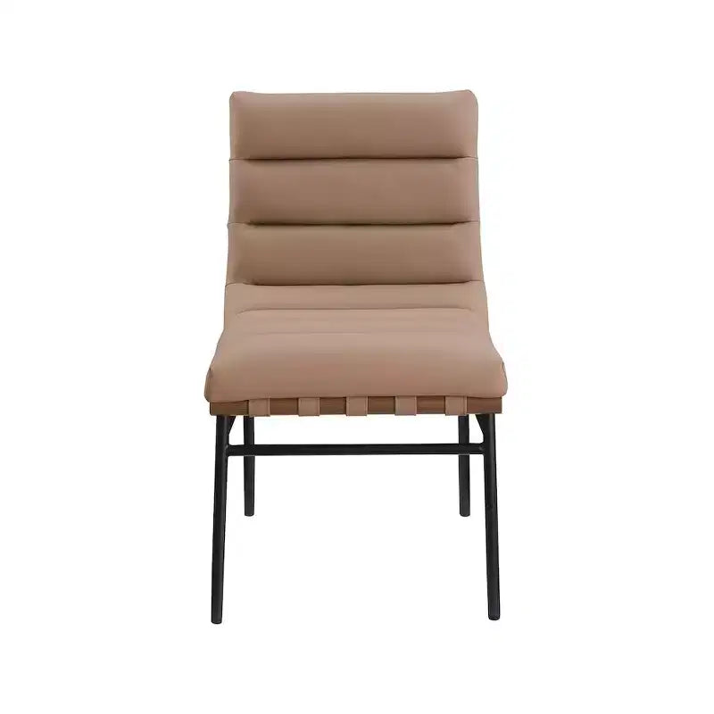 Meridian Furniture,Burke Vegan Leather Dining Chair, Set of 2