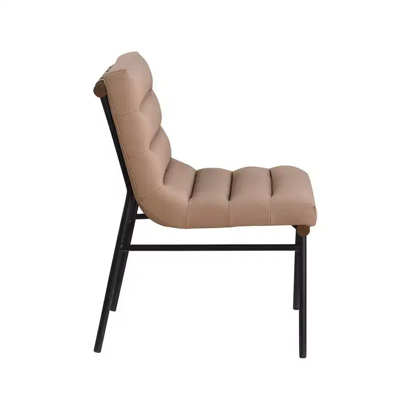 Meridian Furniture,Burke Vegan Leather Dining Chair, Set of 2