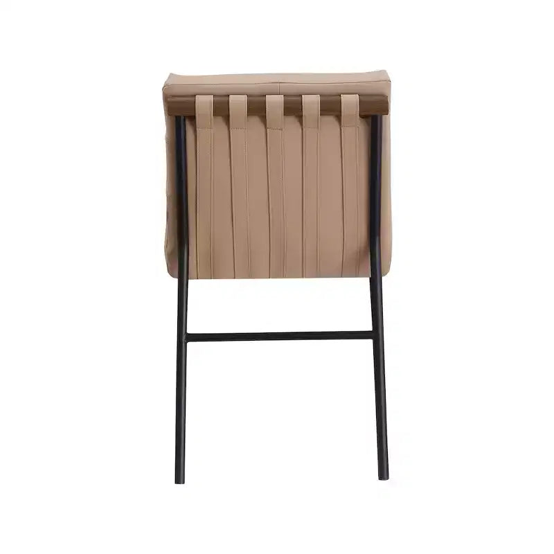 Meridian Furniture,Burke Vegan Leather Dining Chair, Set of 2