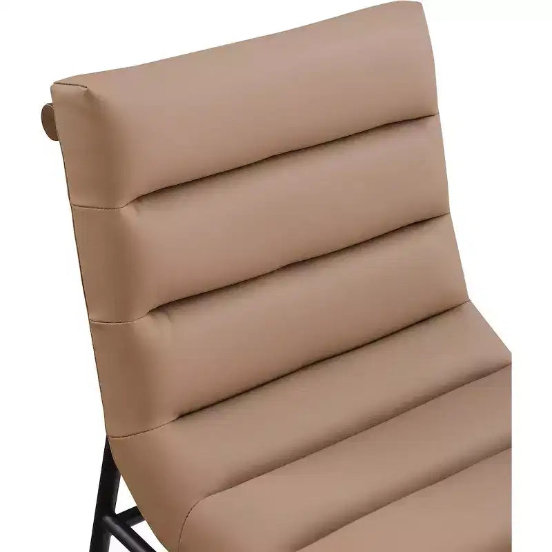 Meridian Furniture,Burke Vegan Leather Dining Chair, Set of 2