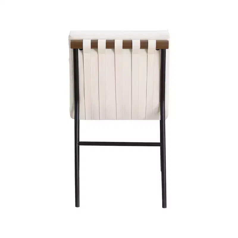 Meridian Furniture,Burke Vegan Leather Dining Chair, Set of 2