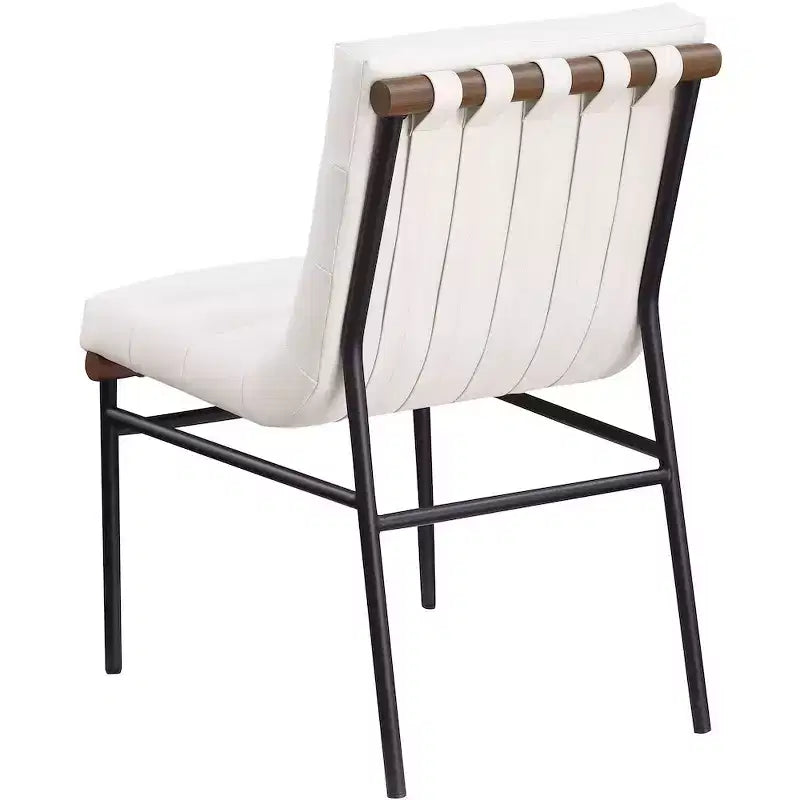 Meridian Furniture,Burke Vegan Leather Dining Chair, Set of 2