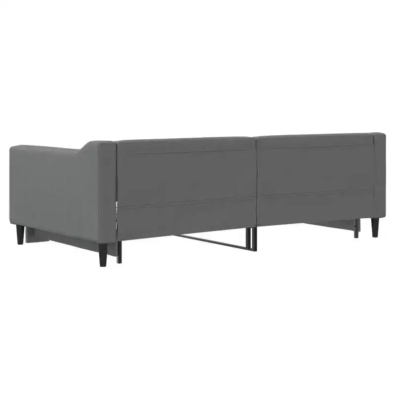 vidaXL Daybed with Trundle - Dark Gray